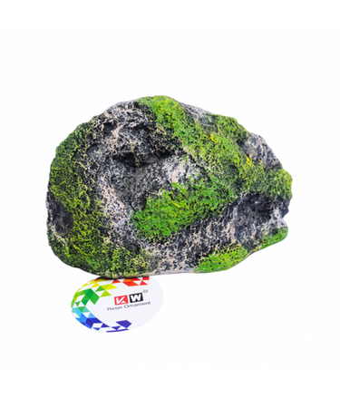 KW Zone Resin Ornament Rock Aquarium Decoration, 17x8x9cm (M)